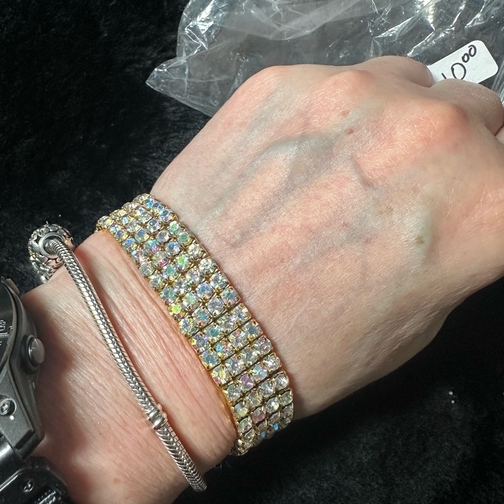 Colorful Rhinestone Bracelet - Picture 3 of 3